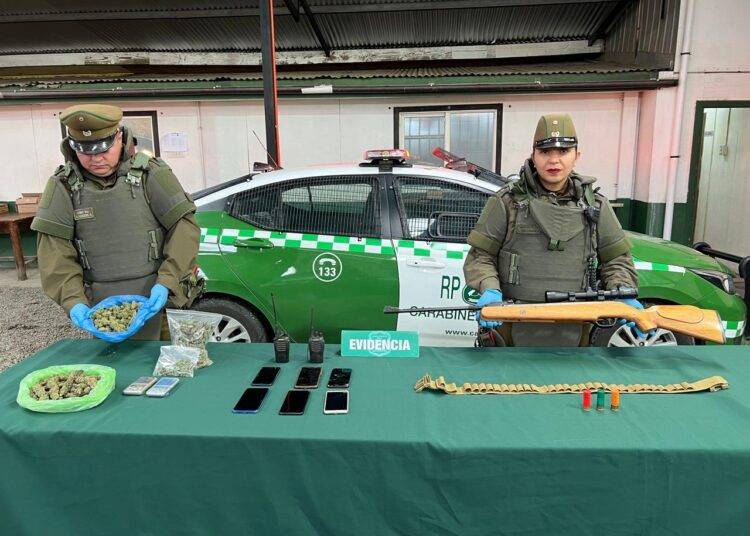 Carabineros detienen a sujetos que amenazaron de muerte y dispararon a trabajadores forestales en Angol