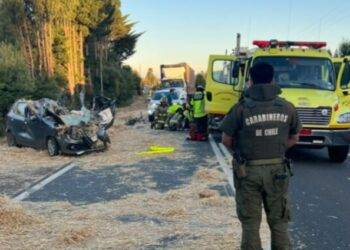 En estado grave permanece conductor tras accidente en Lautaro