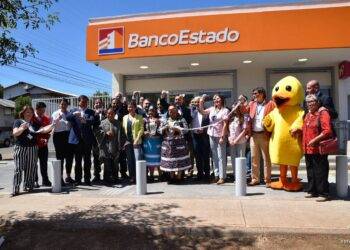 Inauguran sucursal Banco Estado en Ercilla