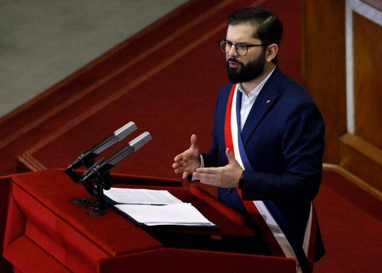 Gabriel Boric en la Cuenta P煤blica 2025: 芦No se puede pedir eficacia contra el crimen organizado y votar contra levantar el secreto bancario禄