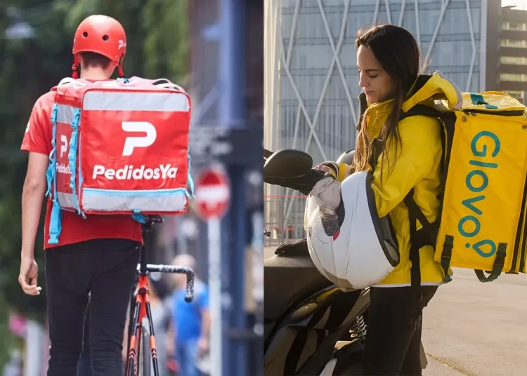 Denuncian colusión entre empresas de delivery Pedidos Ya y Glovo