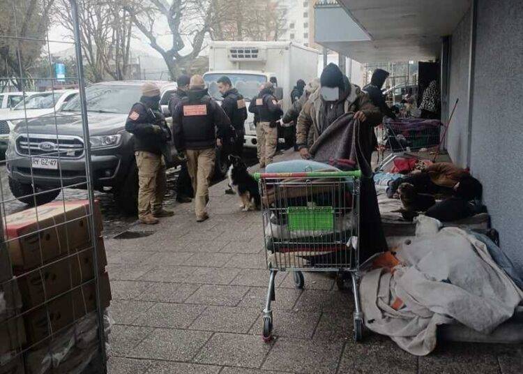 Temuco refuerza control en espacios públicos tomados por okupas en el centro de la ciudad