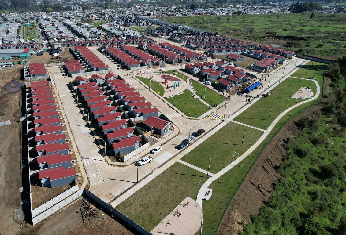 En Lautaro inauguran el primer conjunto de viviendas industrializadas de la región