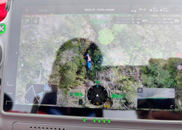 Dos turistas fueron encontrados gracias a drones de emergencia del Municipio de Pucón
