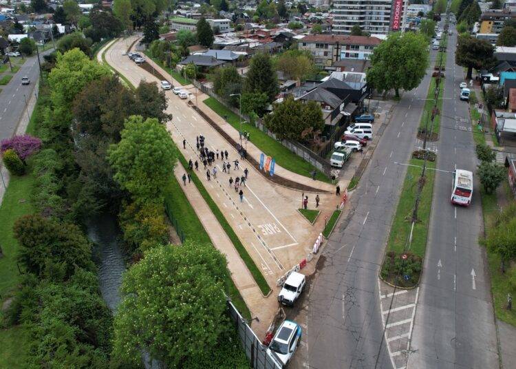 Habilitan primera etapa de mejoramiento en Avenida Gabriela Mistral de Temuco
