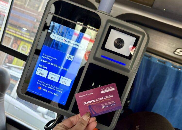 A un mes del pago electrónico en buses de Temuco y Padre las Casas sistema registra más de 4 millones de validaciones