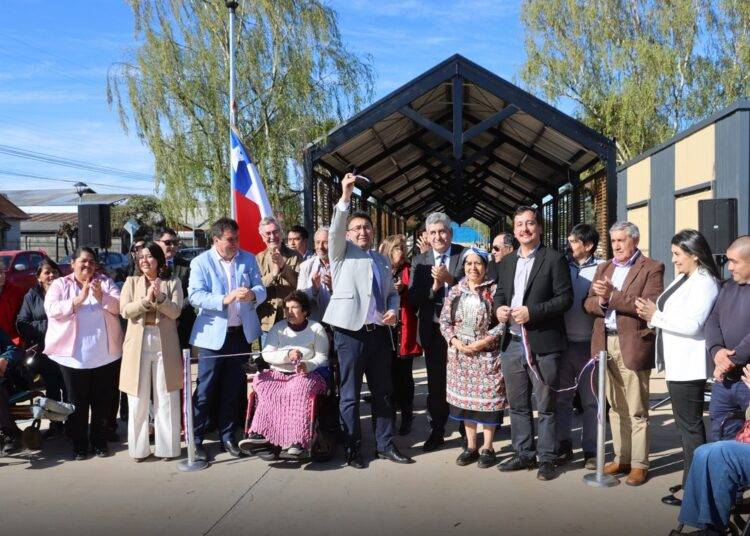Inauguran mejoramiento de principal v铆a de Ercilla