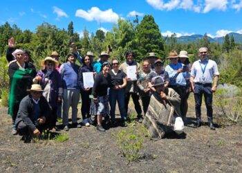 Bienes Nacionales de La Araucanía entrega sitio ceremonial a Asociación de Melipeuco