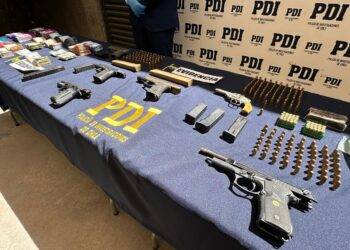 Fiscalía de Arica logró condenar a un acusado que mantenía 5 armas de fuego y una granada de mano
