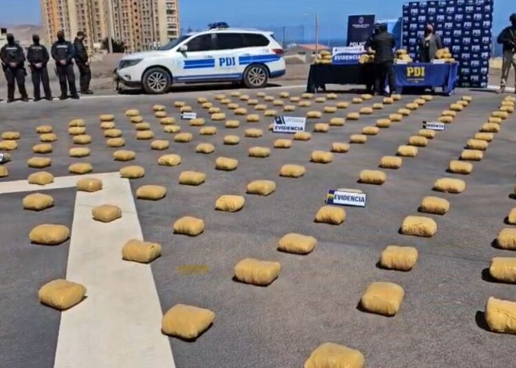 Antofagasta casi duplica incautación de drogas respecto a 2024 y bandas ecuatorianas toman protagonismo