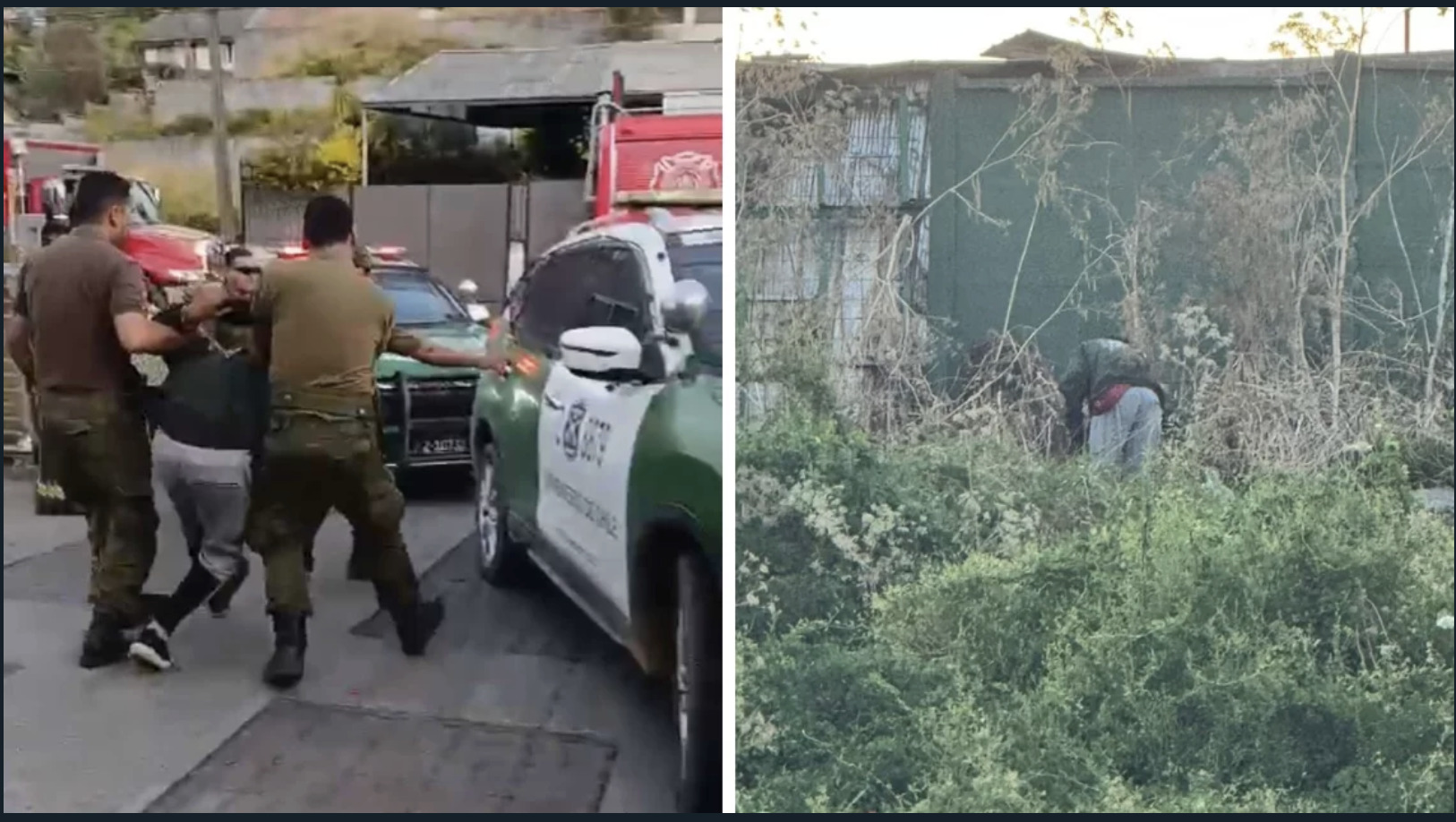 Detienen a sujeto acusado de iniciar incendio en Penco