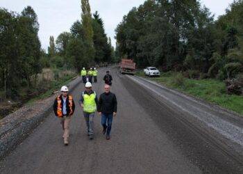 Ruta Collinco–Huincacara presenta un avance superior al 50% en obra
