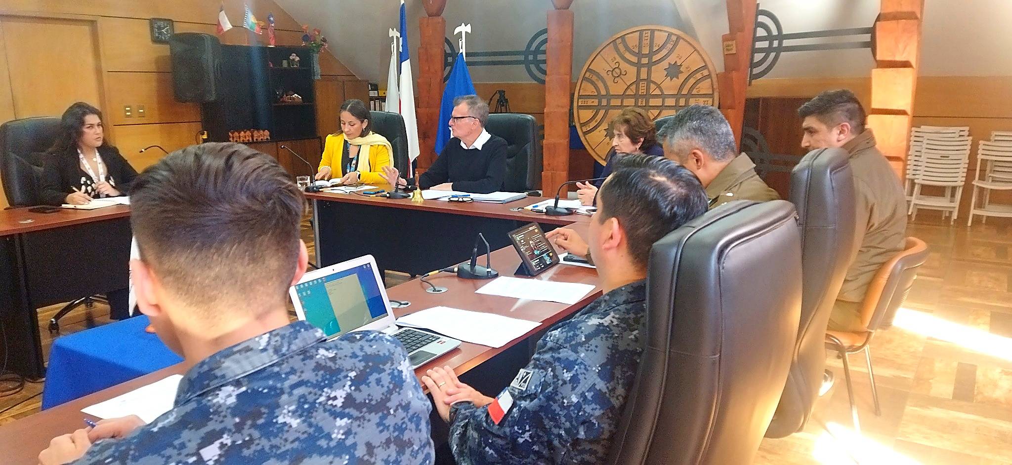 Consejo de Seguridad Pública sesiona en Pucón y se prepara para operativos de invierno