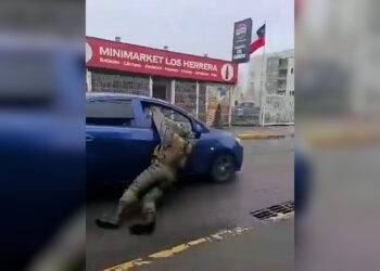 Carabinero es arrastrado tras control policial en Chiguayante