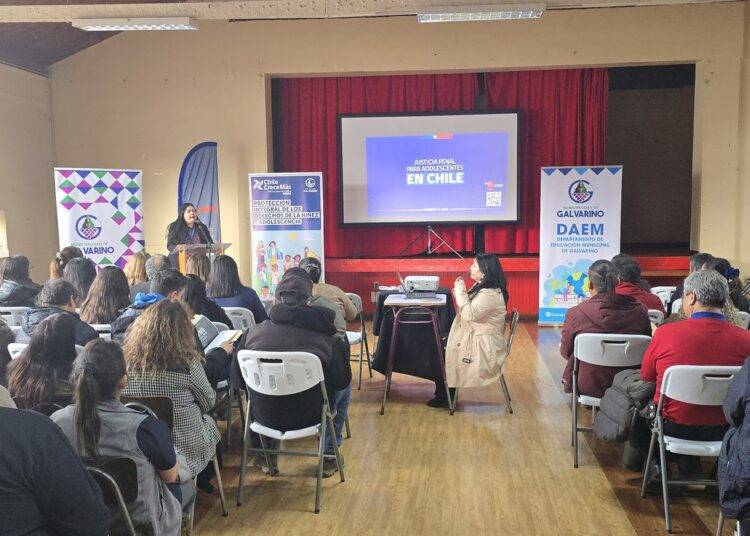 M谩s de 100 personas de comunidades escolares de Galvarino se capacitan en Responsabilidad Penal Adolescente