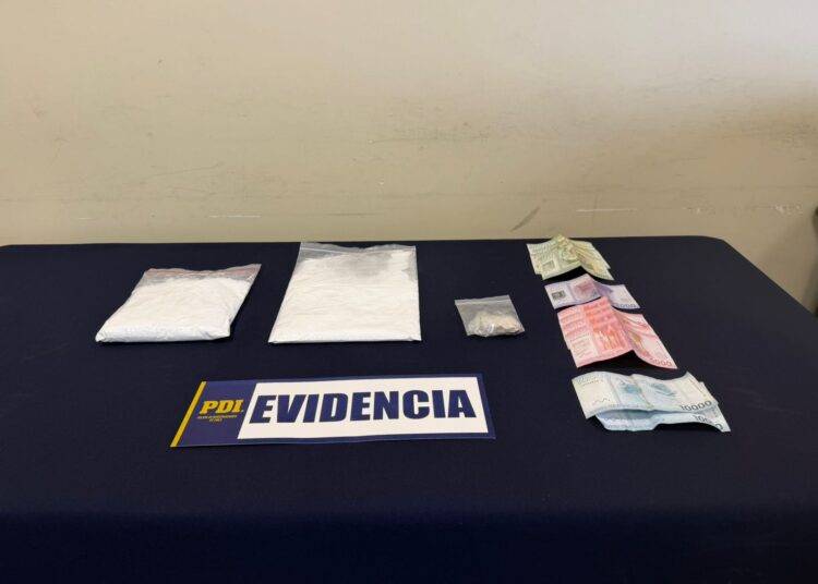 PDI detiene a dos personas por microtráfico de drogas en Angol
