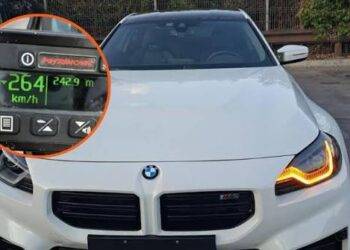 Conductor fue detenido por manejar a 264 kilómetros por hora en la Costanera Norte