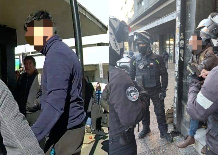 “Te voy a matar”: amenazas de muerte y agresiones a inspectores municipales terminan con dos ambulantes detenidos en Temuco