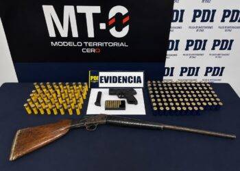 Lumaco: PDI incauta armamento y gran cantidad de munición