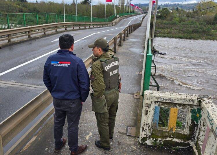 Seremi de transportes y telecomunicaciones anuncia desvío obligatorio para vehículos pesados por daños en el puente viejo de Lautaro