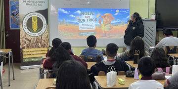 Agricultores de Malleco y CMPC llevan la prevención de incendios a las escuelas de la provincia